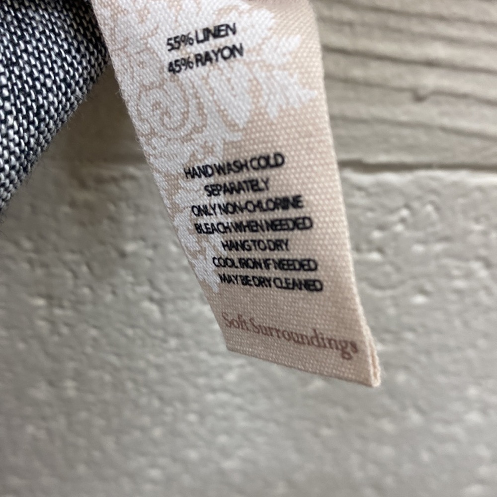 Soft Surroundings Checked Button Up Women’s Mediu… - image 4